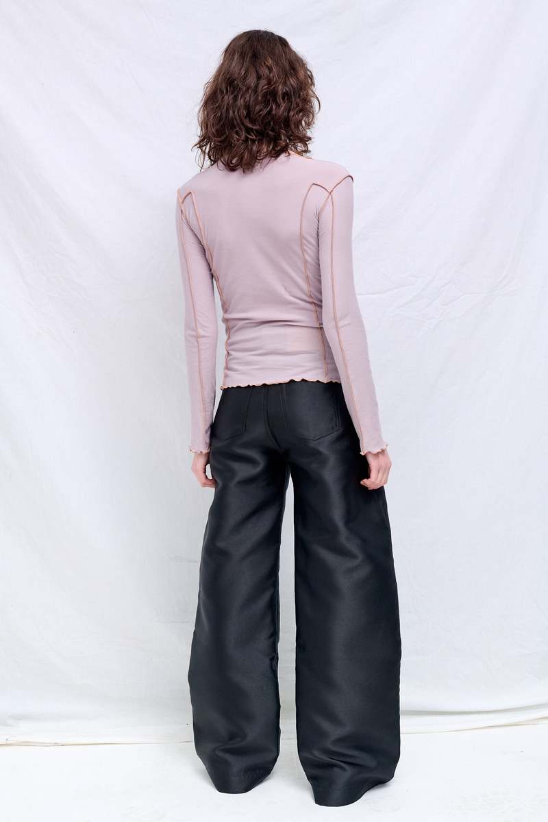 Baserange Verbe Purple Omato Long Sleeve Top