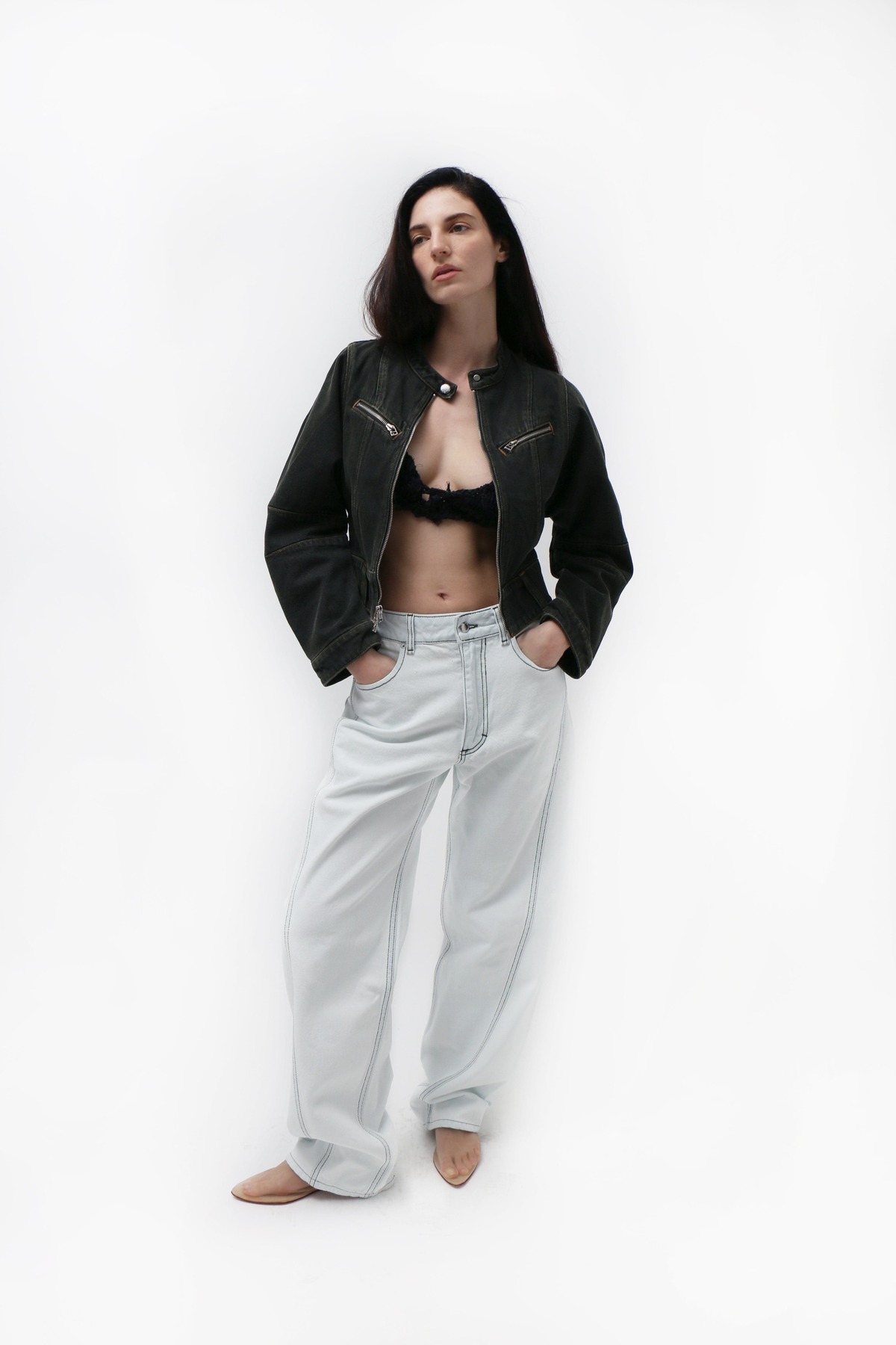 ECKHAUS LATTA Signal Jacket - Seagrass - Image 6 of 7