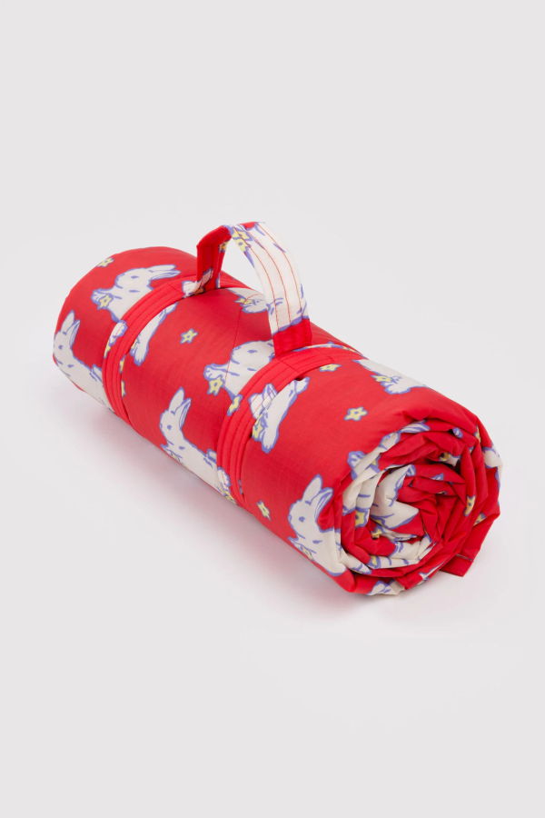 BAGGU Bunnies Puffy Picnic Blanket
