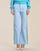 Cynthia Rowley Riley Side Stripe Cropped Flare Pants - Blue - Thumbnail 2