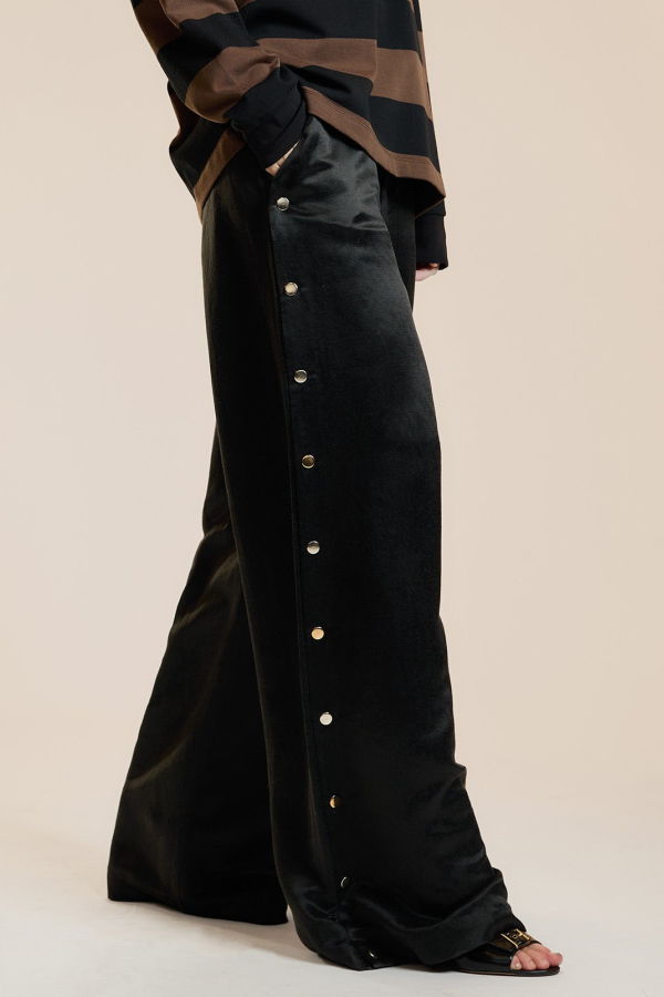 Cynthia Rowley Breakaway Snap Pant - Black