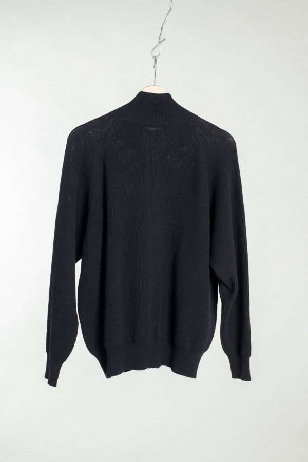 Yoko Sakamsoto Drivers Knit - Cotton Sweater - Black