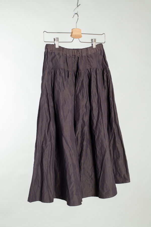 Wanze Easy Gathered Skirt - Prune