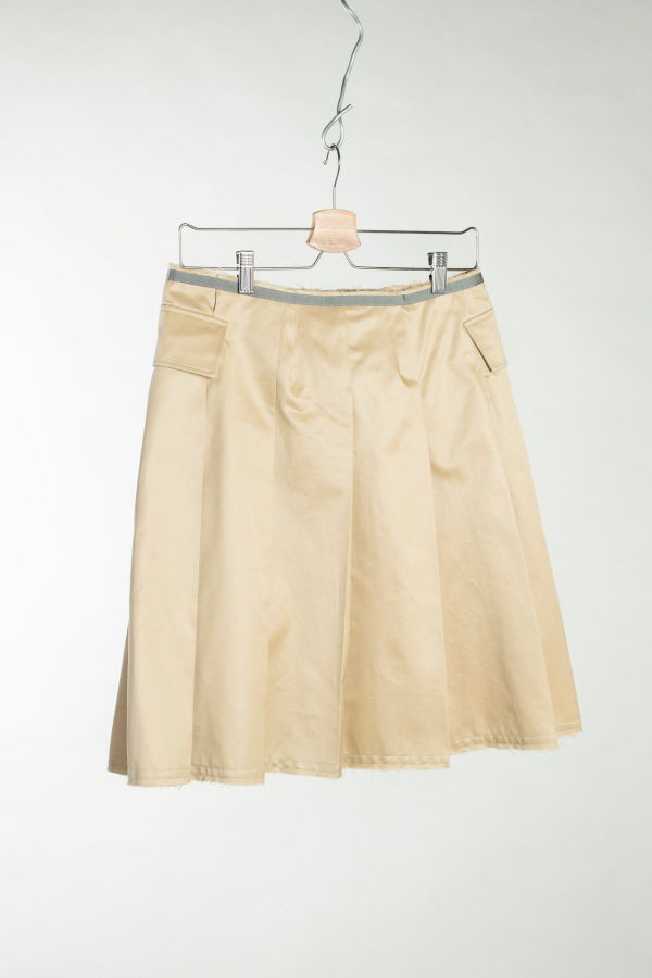 Wanze Pleated Skirt - Butter