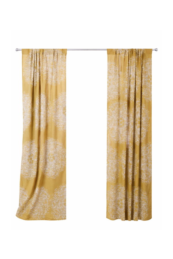 Ichcha Forest Tree Curtain - 84-Inch Long Cotton Panel