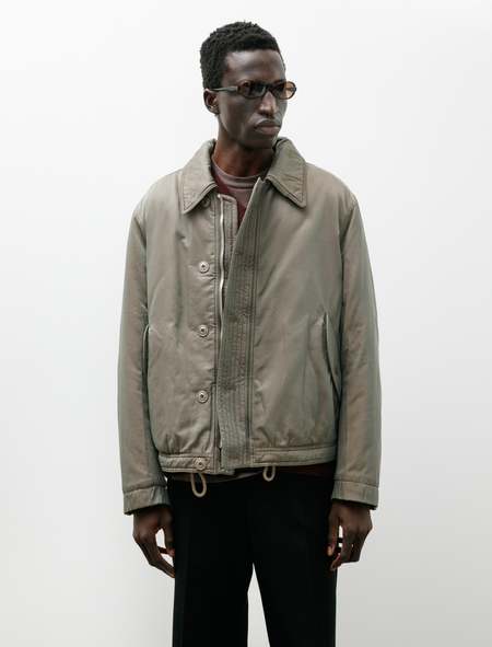 Our Legacy Haven Fuzz Wool Jacket - Black/Moss | Garmentory