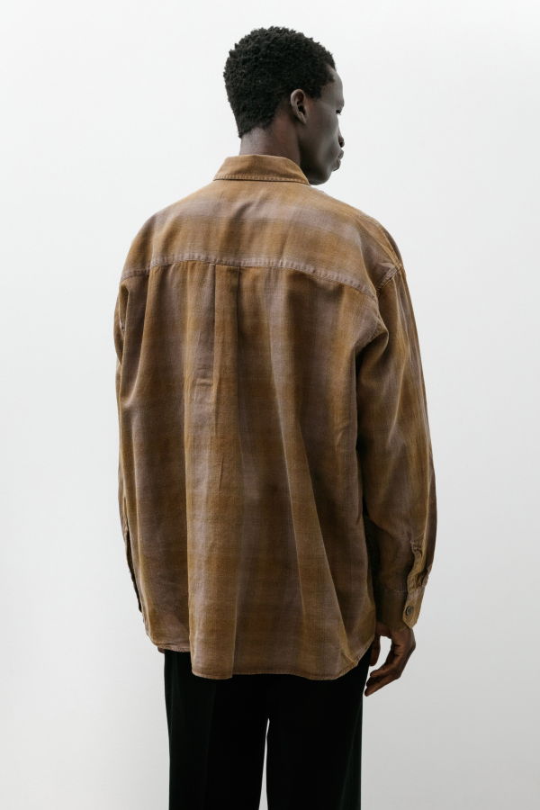 Our Legacy Borrowed Shirt Dakota Flannel Check Shirt