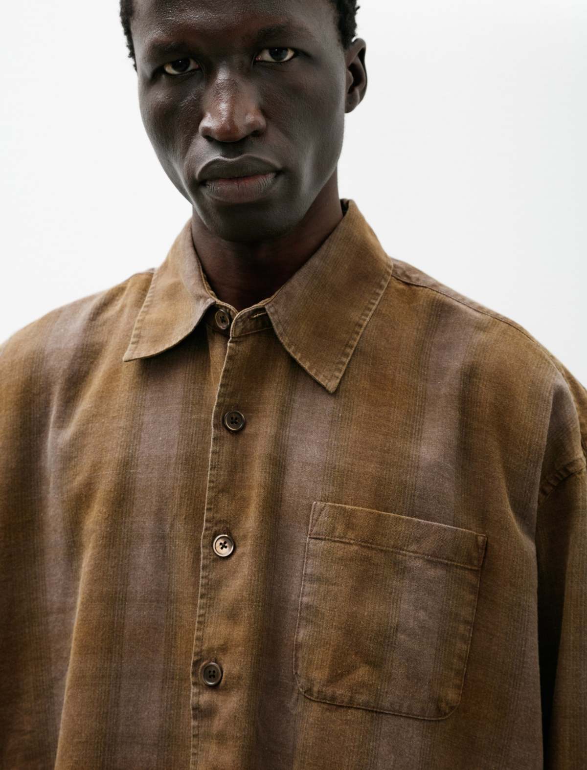 Our Legacy Borrowed Shirt Dakota Flannel Check Shirt - Image 4 of 5
