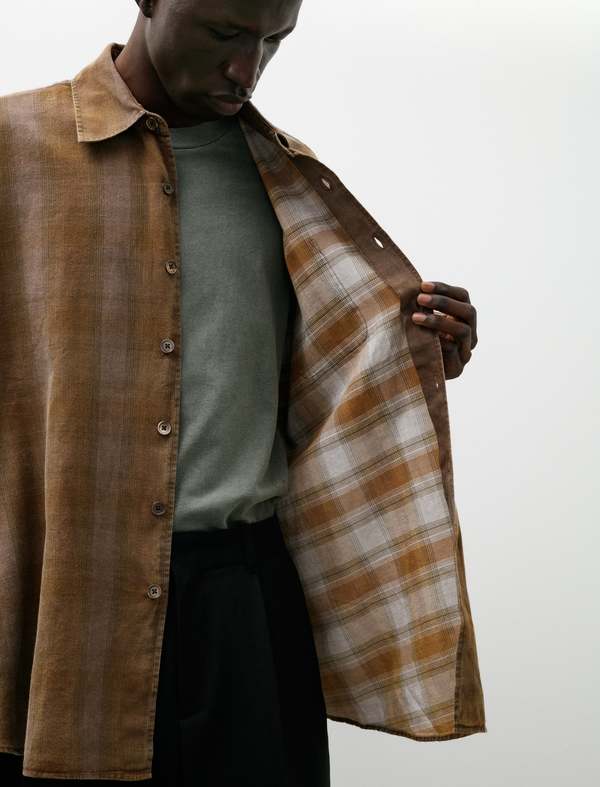 Our Legacy Borrowed Shirt Dakota Flannel Check Shirt