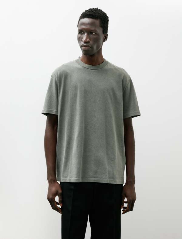 Our Legacy Box T-Shirt Worn Olive Legacy Jersey