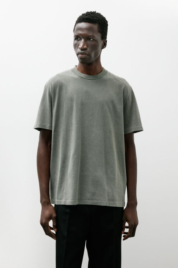 Our Legacy Box T-Shirt Worn Olive Legacy Jersey