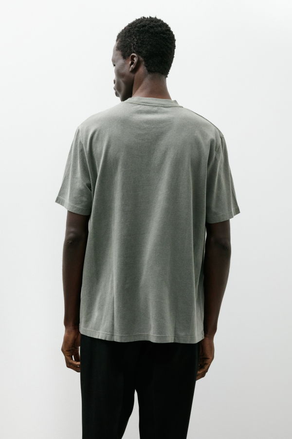 Our Legacy Box T-Shirt Worn Olive Legacy Jersey