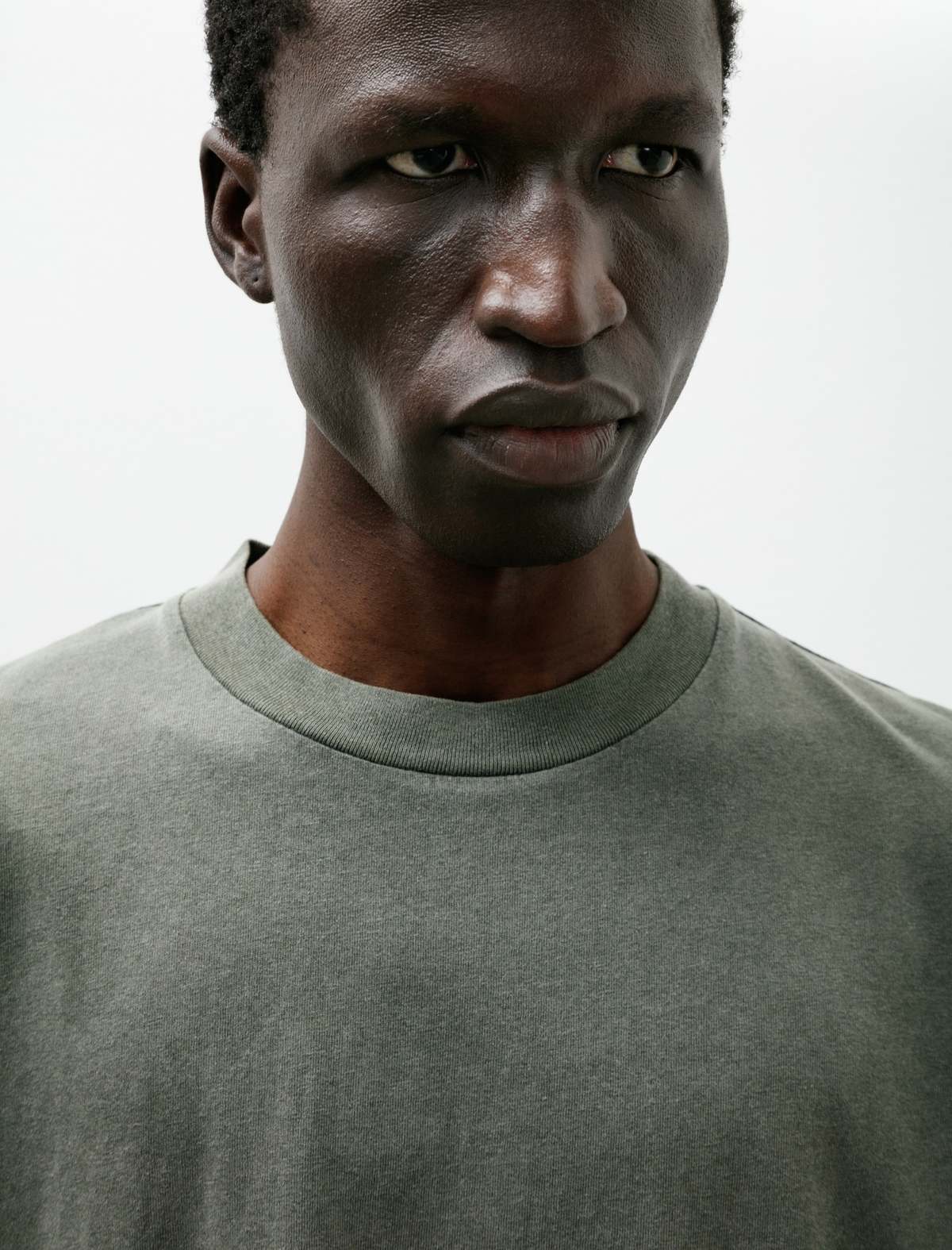 Our Legacy Box T-Shirt Worn Olive Legacy Jersey - Image 4 of 4