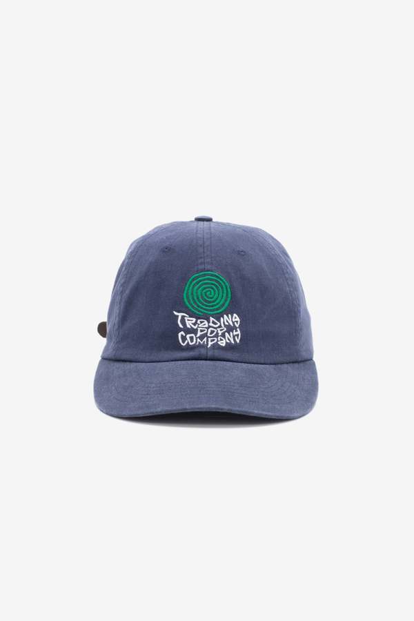 Pop Trading Company Block Sixpanel Hat - Navy