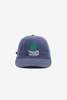 Pop Trading Company Block Sixpanel Hat - Navy - Thumbnail 1