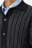 mfpen Formal Cardigan - Black Stripe - Thumbnail 4