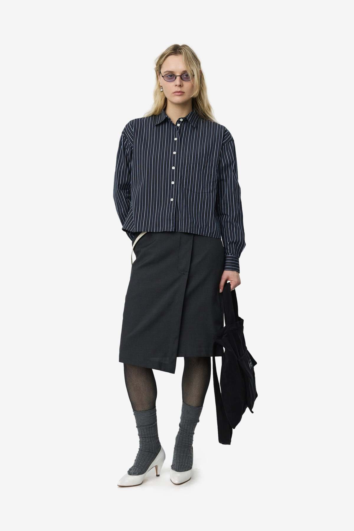 mfpen New Format Shirt - Black Office Stripe - Image 1 of 4
