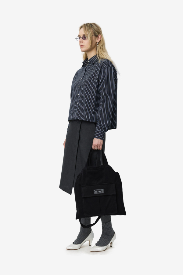 mfpen New Format Shirt - Black Office Stripe