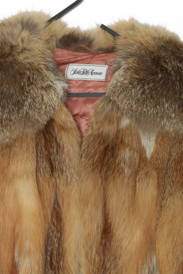 Saks Fifth Avenue (New York) Vintage, 1960s, Red Fox Fur