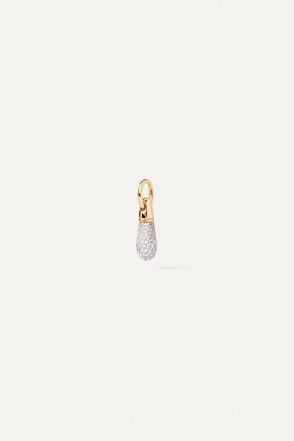 PDPAOLA Pavé Drop Pendant - Gold