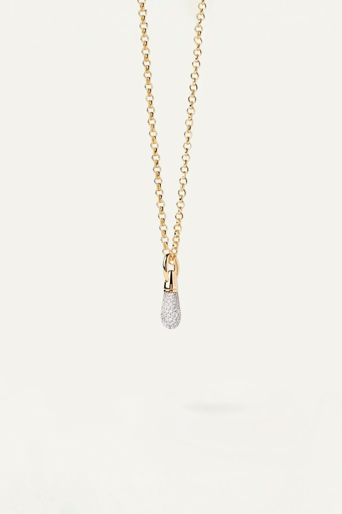 PDPAOLA Pavé Drop Pendant - Gold - Image 3 of 38