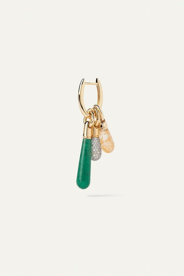 PDPAOLA Pav Drop Pendant - Gold