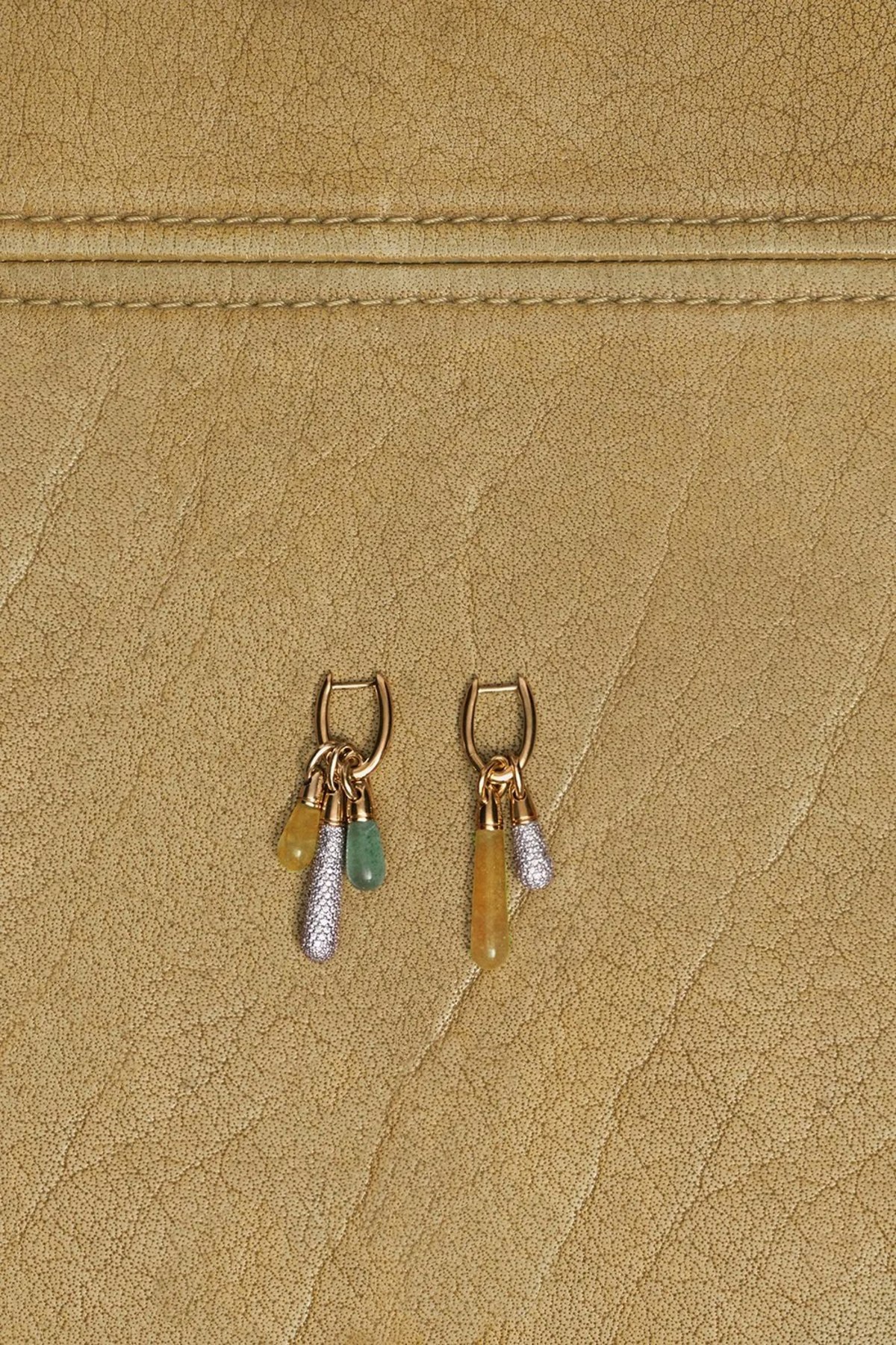 PDPAOLA Pavé Drop Pendant - Gold - Image 11 of 38