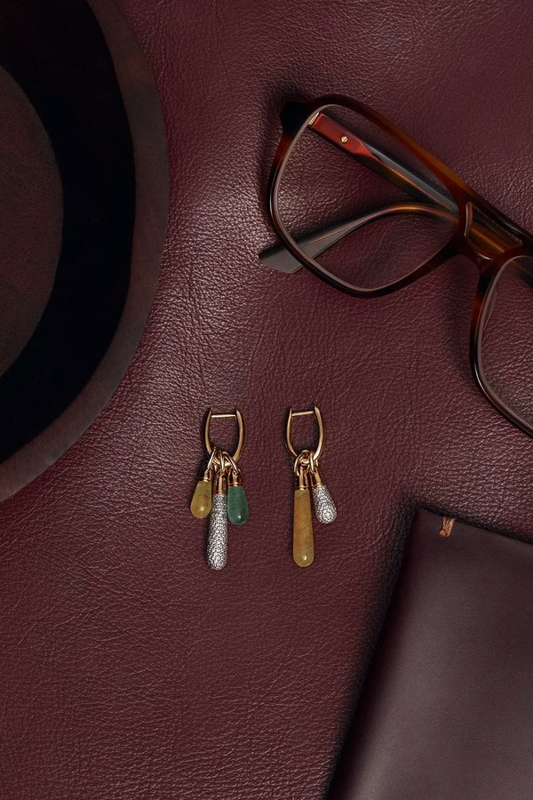 PDPAOLA Pav Drop Pendant - Gold