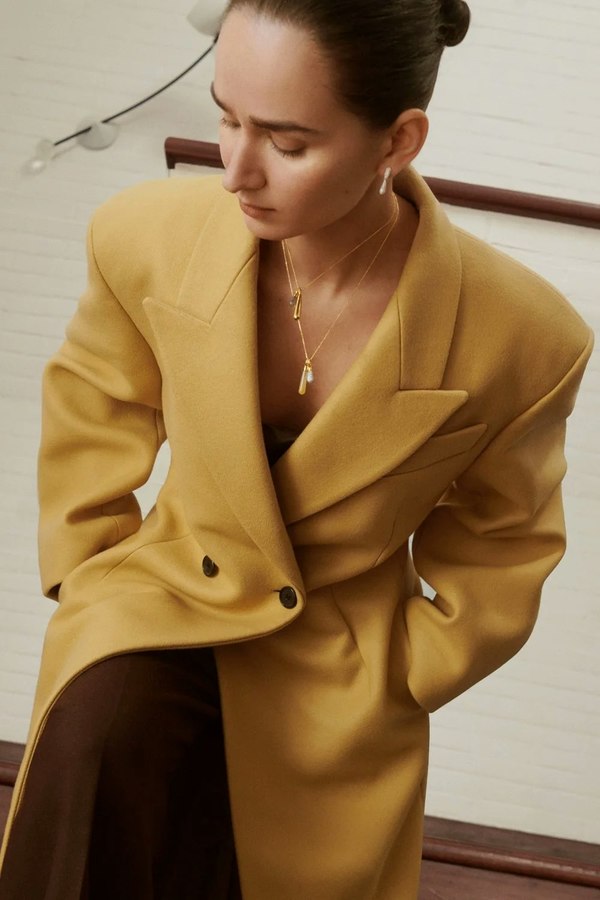 PDPAOLA Pav Drop Pendant - Gold