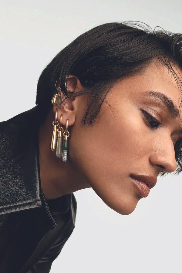 PDPAOLA Pav Drop Pendant - Gold