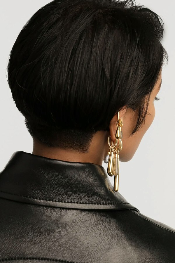 PDPAOLA Pav Drop Pendant - Gold