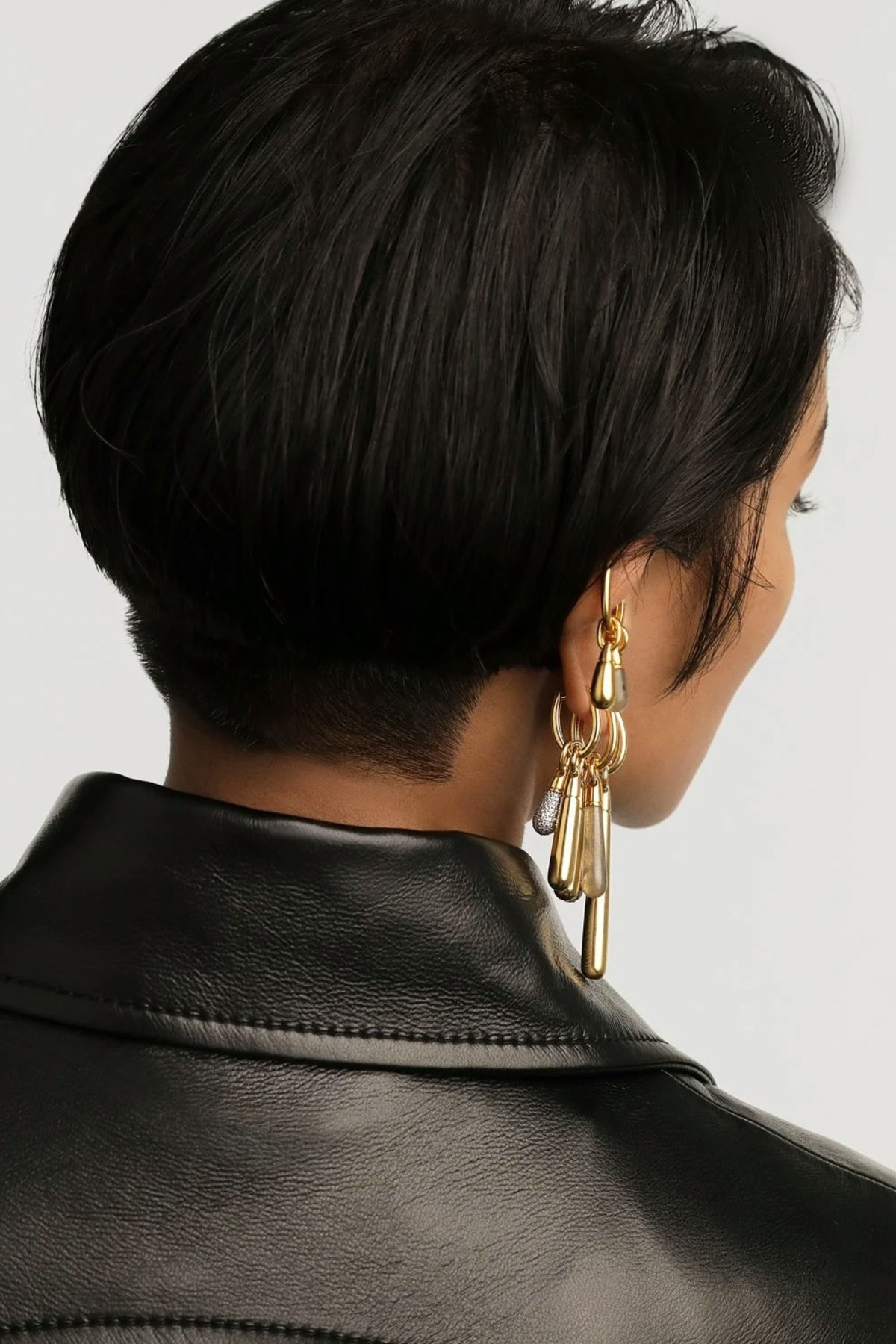 PDPAOLA Pavé Drop Pendant - Gold - Image 33 of 38