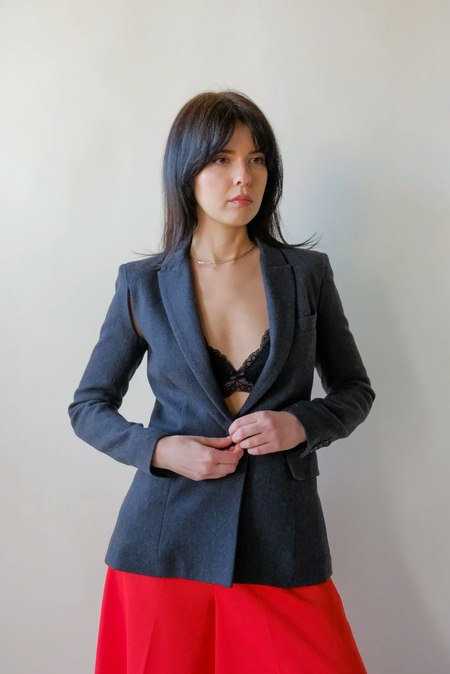 DIESEL G Milla P1 Cropped Blazer - Black | Garmentory