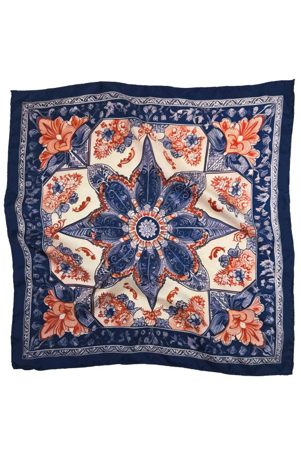 Krystell Barraza Larkspur Silk Bandana