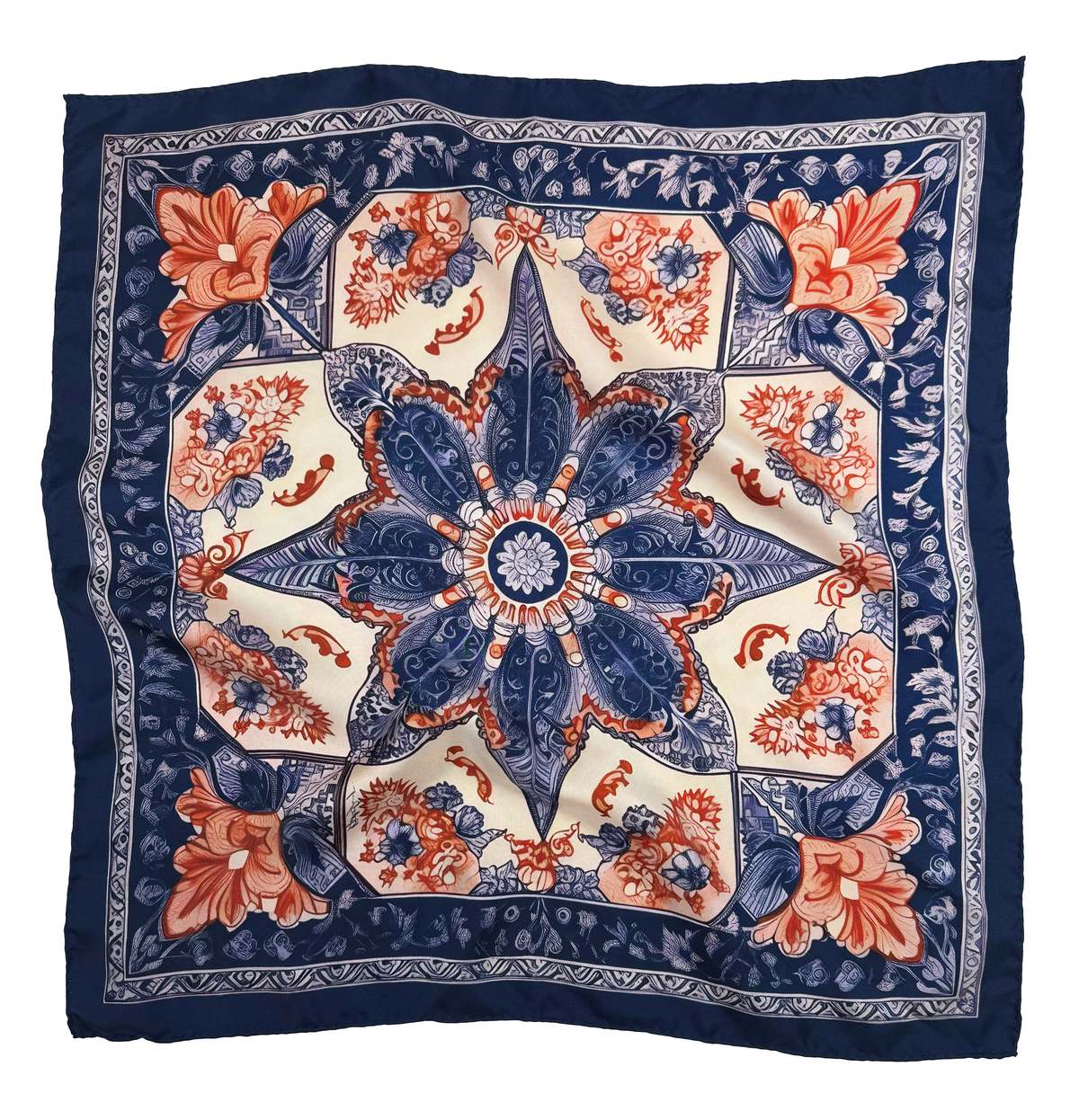 Krystell Barraza Larkspur Silk Bandana - Image 1 of 2