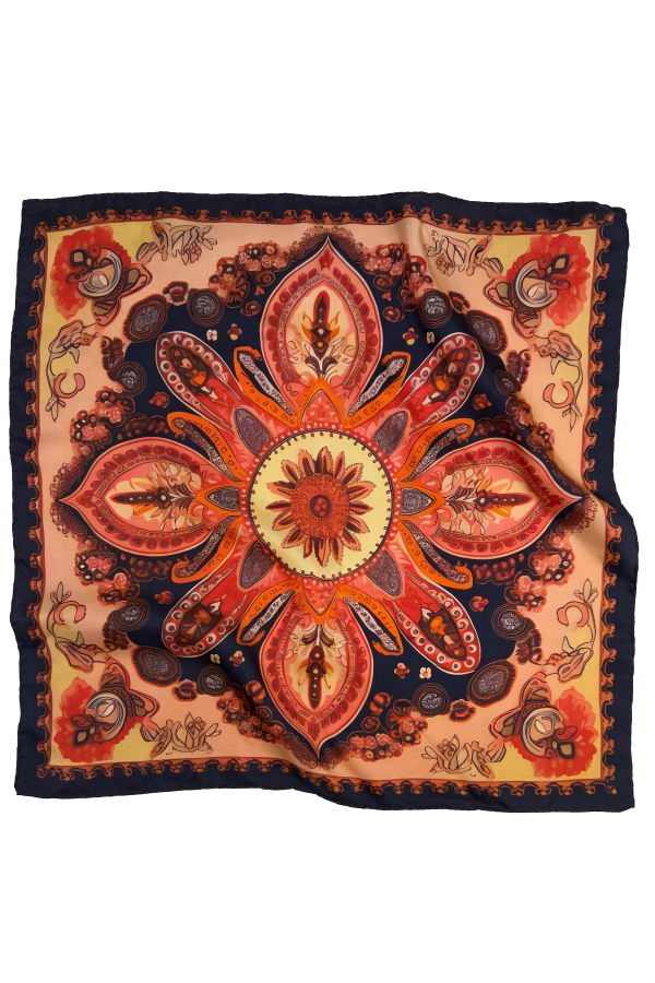 Krystell Barraza Taos Silk Bandana