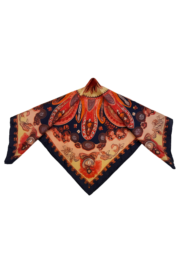 Krystell Barraza Taos Silk Bandana