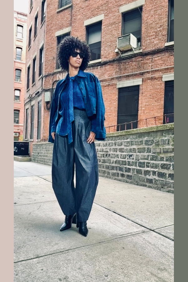 Yesaet Bamako handloomed shirt - indigo 