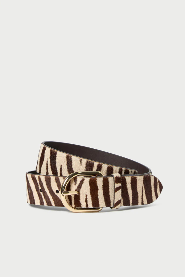 Loeffler Randall Isaac Zebra Belt