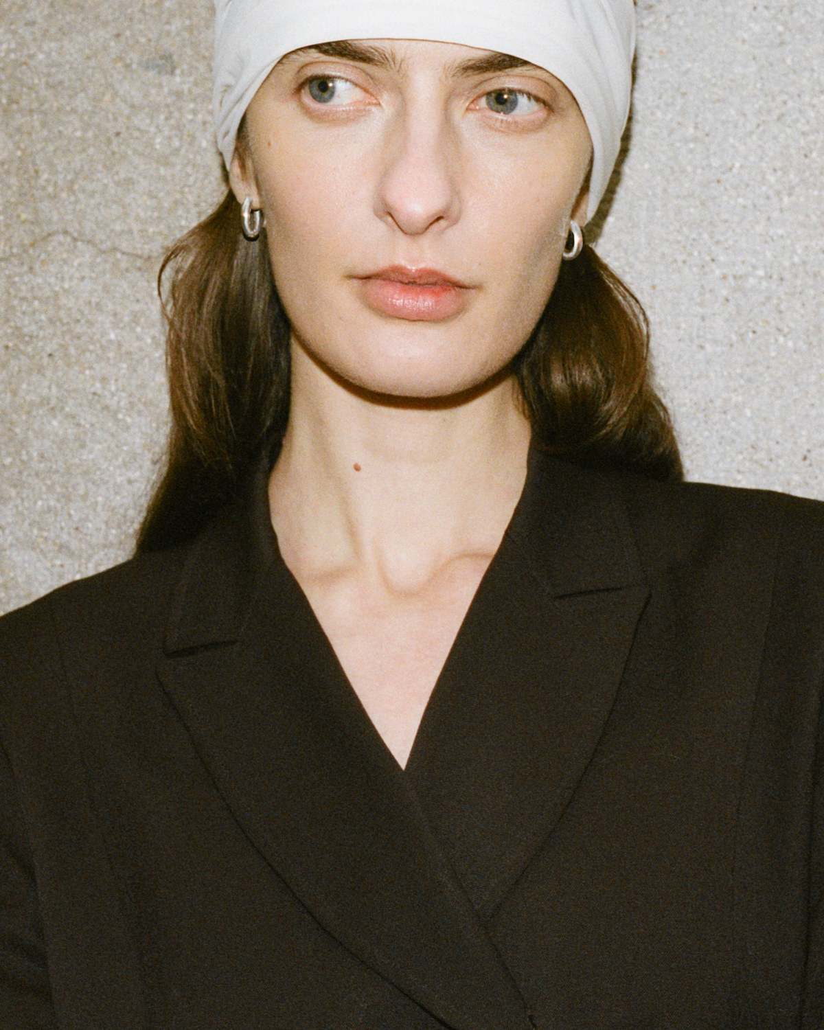 Annika Inez Wide Oblique Hoops - Large - Image 1 of 6