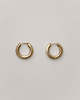 Annika Inez Wide Oblique Hoops - Large - Thumbnail 6