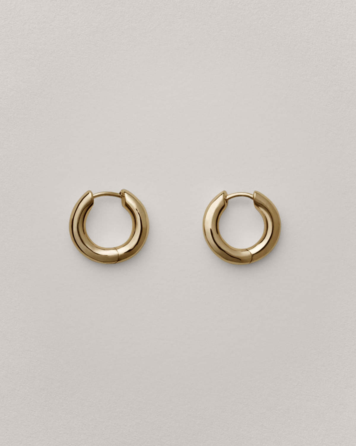 Annika Inez Wide Oblique Hoops - Large - Image 6 of 6