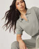 Splendid Christa Short Sleeve Polo Top - Thumbnail 4