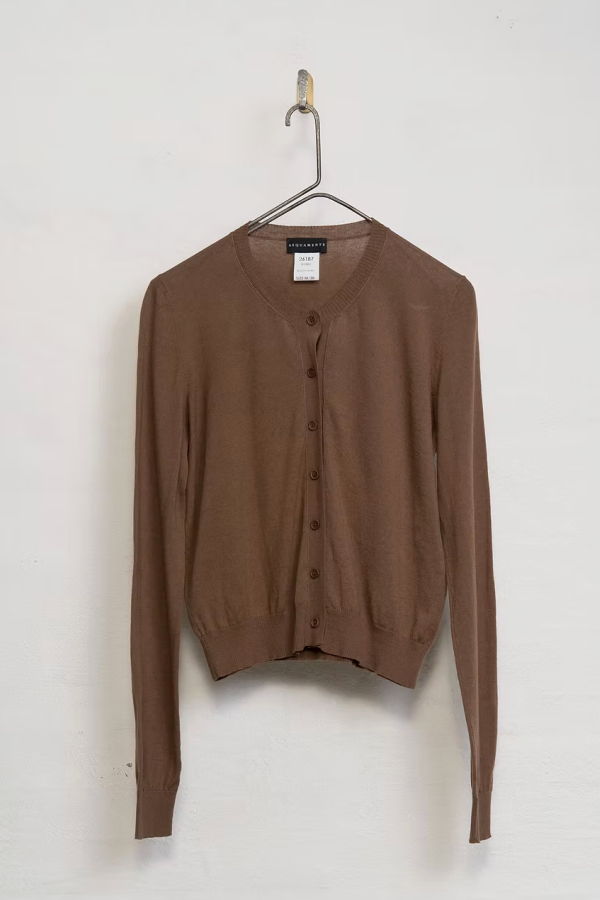 Aequamente Slim Cardigan - Legno