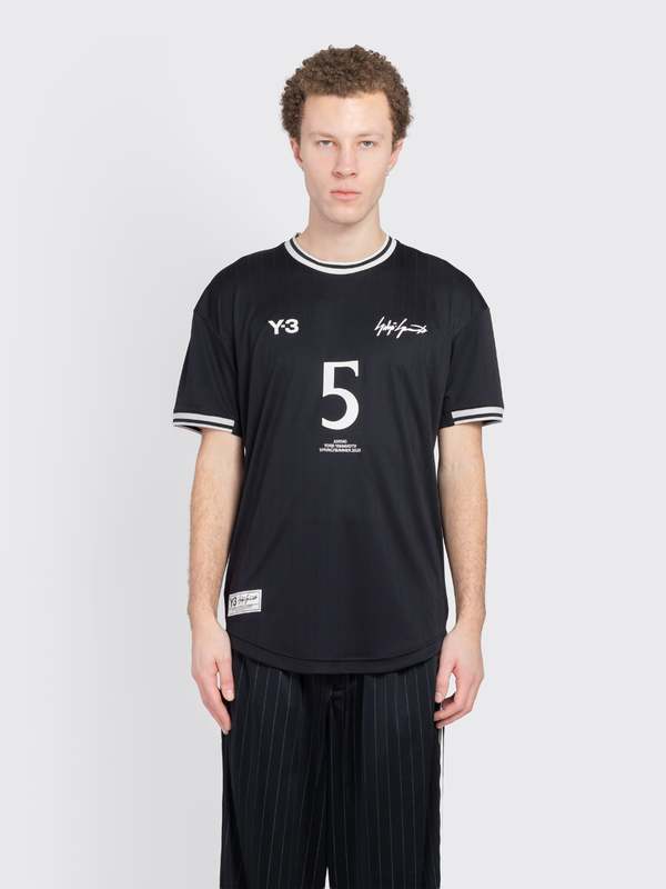 Adidas Elite 5 Short Sleeve Football Jersey - Black