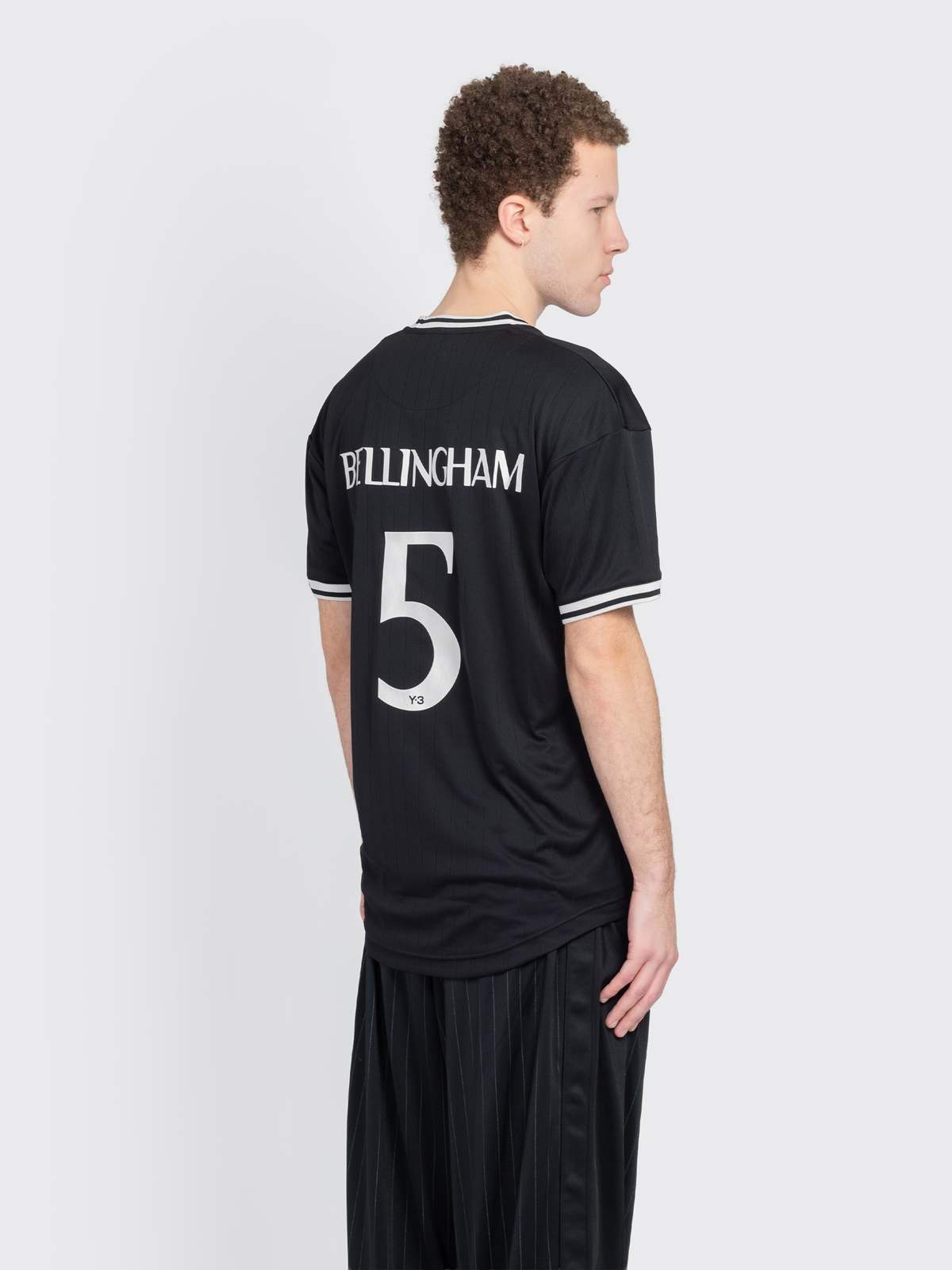 Adidas Elite 5 Short Sleeve Football Jersey - Black - Image 3 of 4