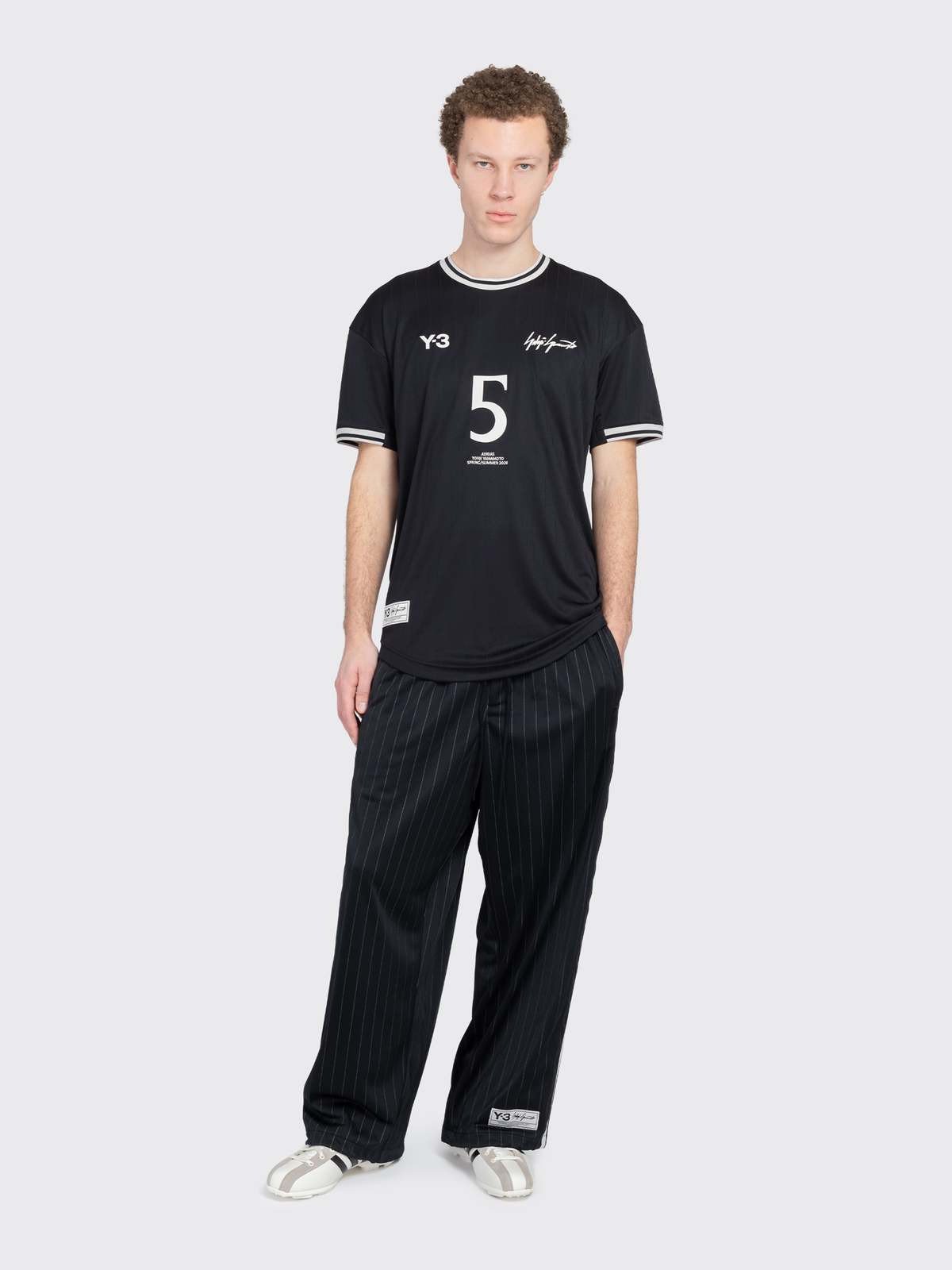 Adidas Elite 5 Short Sleeve Football Jersey - Black - Image 4 of 4