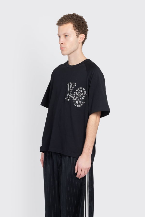 Adidas Y-3 Elite 5 Graphics Short Sleeve T-Shirt - Black