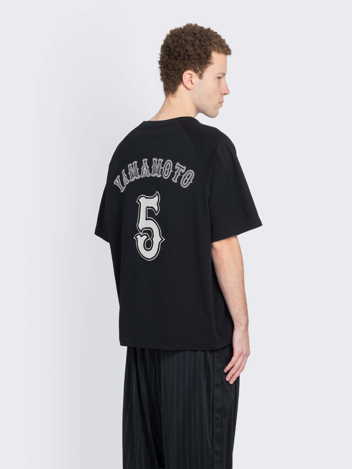 Adidas Y-3 Elite 5 Graphics Short Sleeve T-Shirt - Black - Image 3 of 4