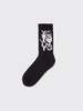 Adidas Y-3 Graphic Crew Socks - Black - Thumbnail 1
